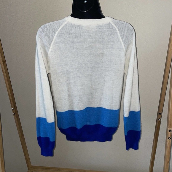 RARE VTG 70'S CYN LES SHIRLEE DESIGNS SAILBOATS SWEATER L Large - Picture 3 of 5